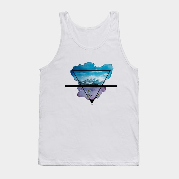 Flowers and Mountains Tank Top by baileyemilee